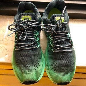 Nike shoes gray and blue